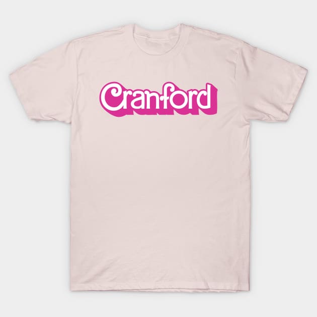 City of Cranford Doll Lettering T-Shirt by aircrewsupplyco